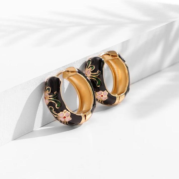 Meadow Blossom Earrings - Redwood Main