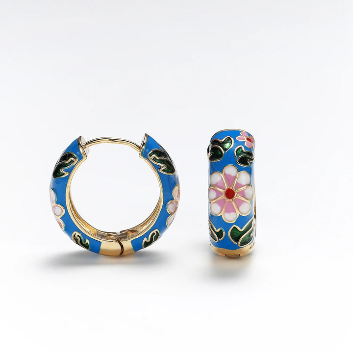 Meadow Blossom Earrings - Redwood Main