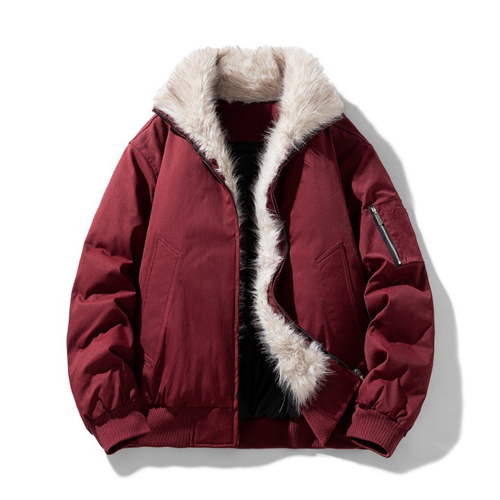 Norvane Fur-Lined Bomber Jacket