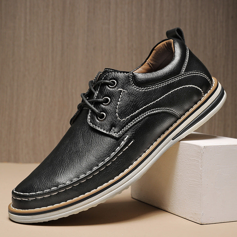 Halston Leather Shoes - Redwood Main