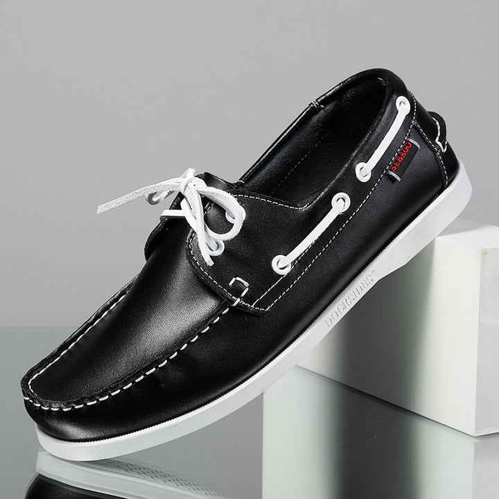 Rothwell Leather Loafers - Redwood Main