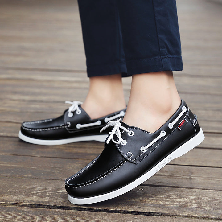 Rothwell Leather Loafers - Redwood Main
