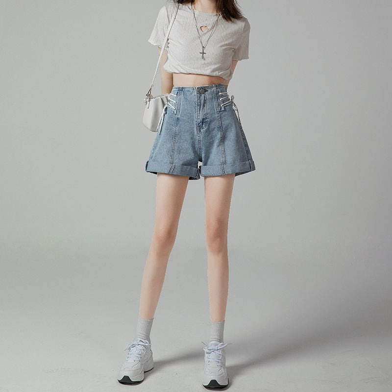 Sunlace Denim Shorts - Redwood Main