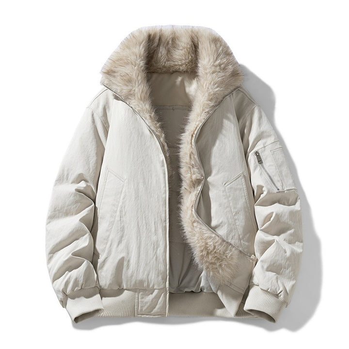 Norvane Fur-Lined Bomber Jacket