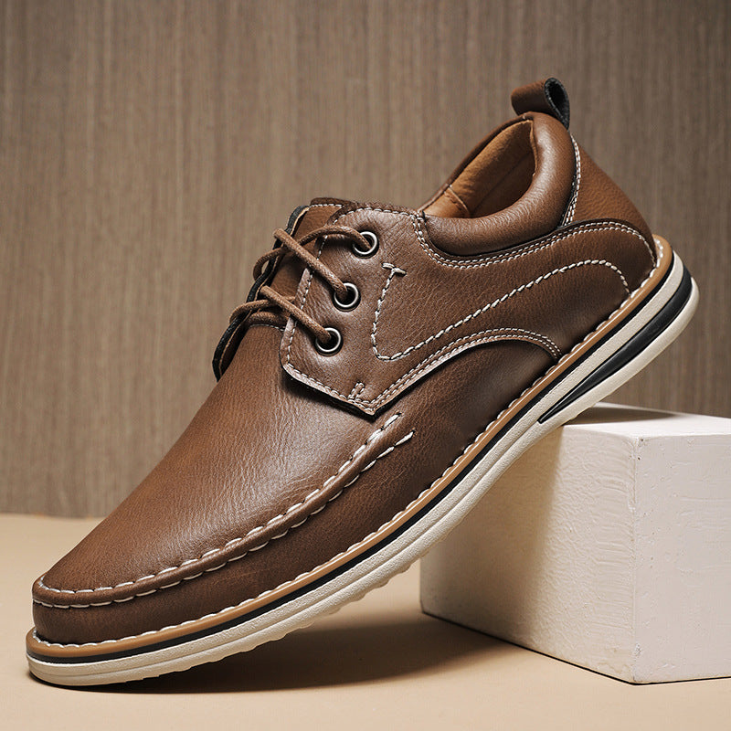 Halston Leather Shoes - Redwood Main
