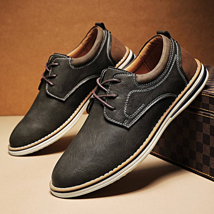 Cavallo Leather Shoes - Redwood Main