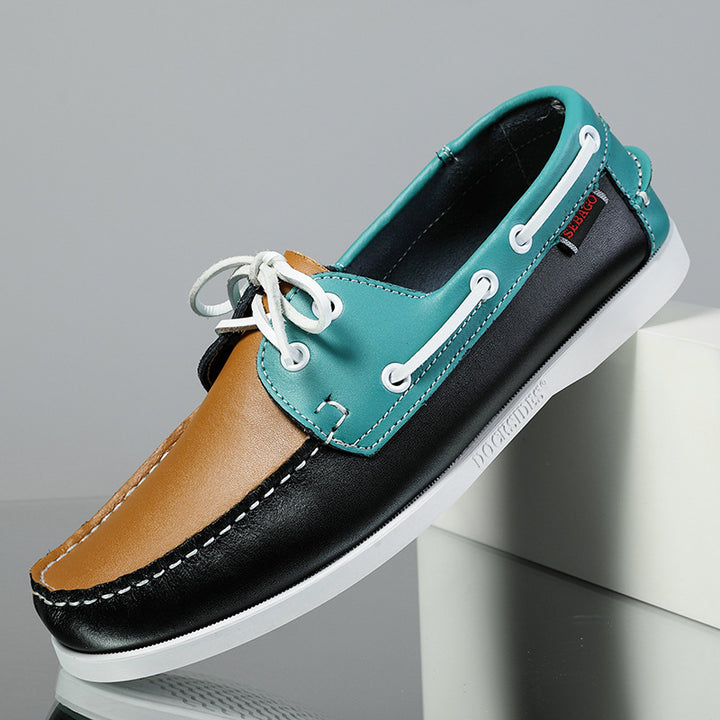 Rothwell Leather Loafers - Redwood Main