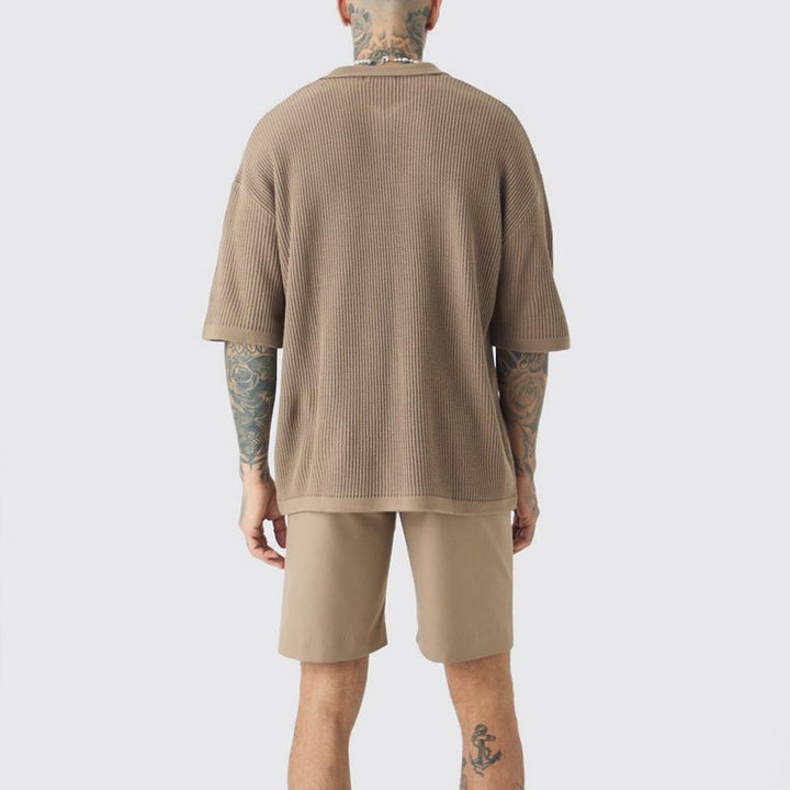 Velm Cotton Polo - Redwood Main