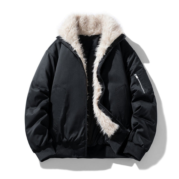 Norvane Fur-Lined Bomber Jacket