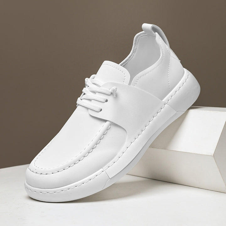 Roven Leather Shoes - Redwood Main