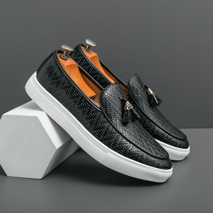 Marevo Leather Loafers - Redwood Main