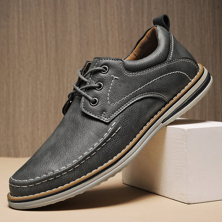 Halston Leather Shoes - Redwood Main