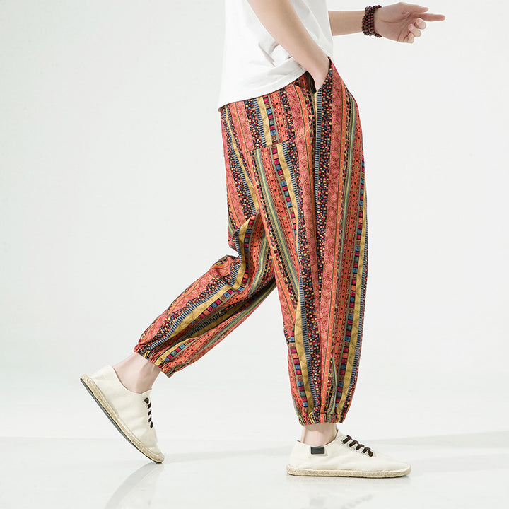 Mystic Pattern Pants - Redwood Main