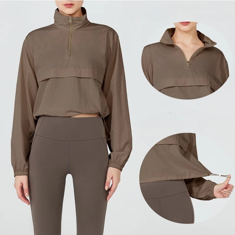NOVA Zip Athletic Jacket - Redwood Main