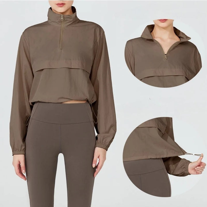 NOVA Zip Athletic Jacket - Redwood Main