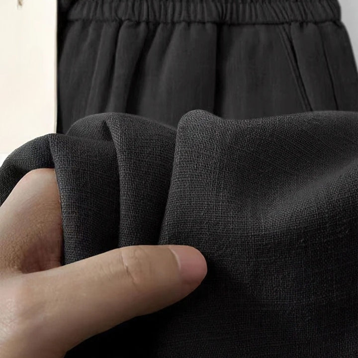 Lusso Linen Pants - Redwood Main