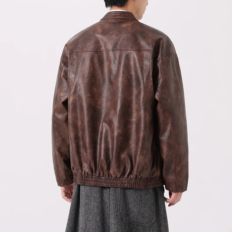 Mystic Leather Jacket - Redwood Main