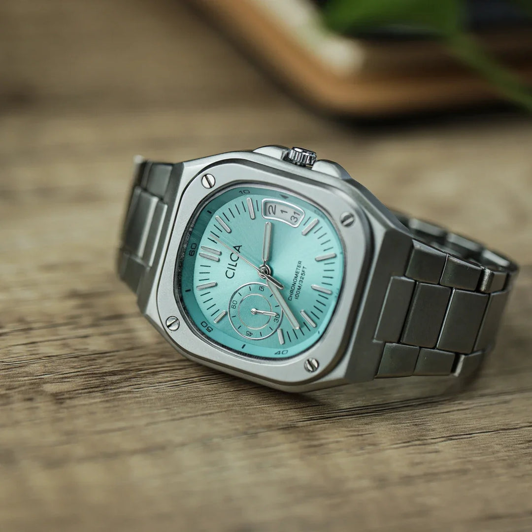 Bluecore Chrono Quartz Watch - Redwood Main