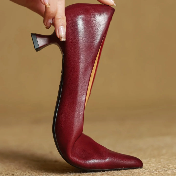 Mirelle Genuine Leather Heels
