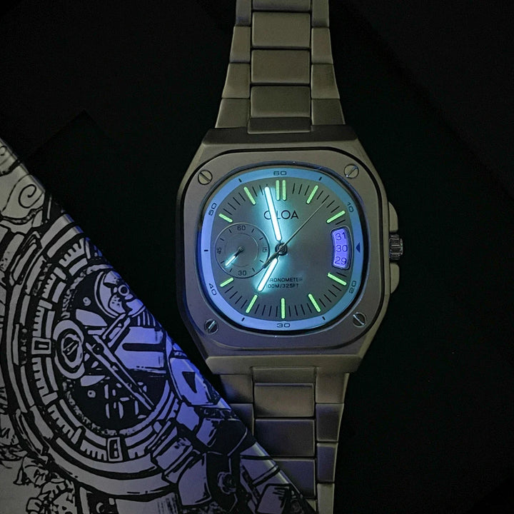 Bluecore Chrono Quartz Watch - Redwood Main