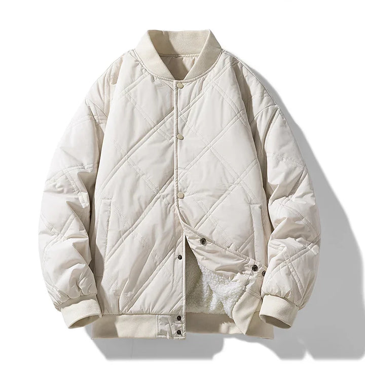 Tommy Trail Quilted Bomber - Redwood Main