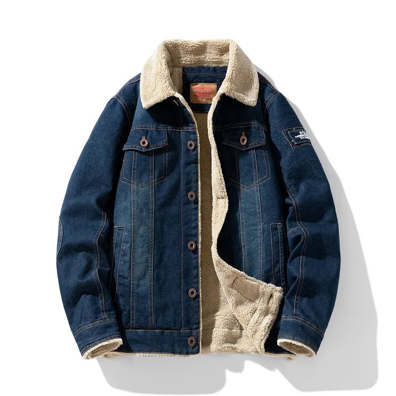 Sherpa Denim Jacket - Redwood Main