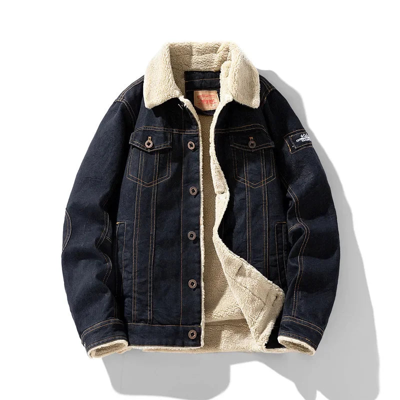 Sherpa Denim Jacket - Redwood Main