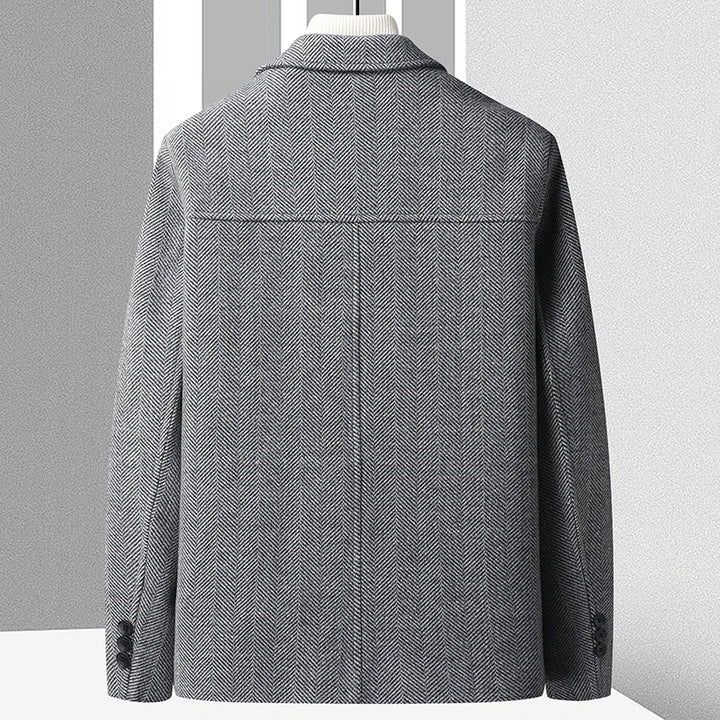 Lorenzo Herringbone Jacket - Redwood Main