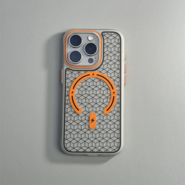 Power Hex Iphone Case - Redwood Main