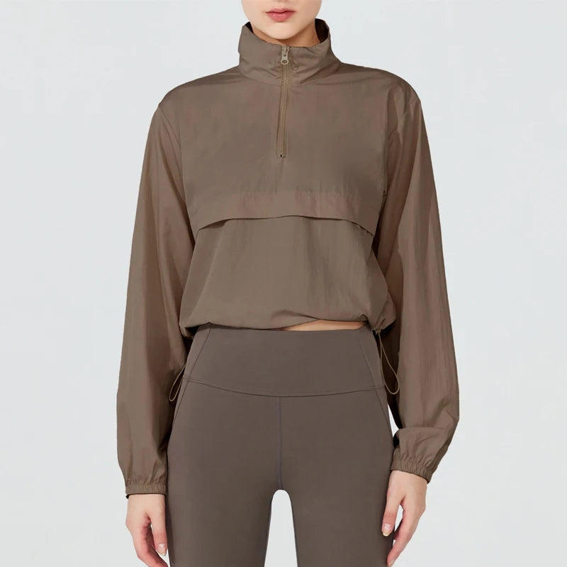 NOVA Zip Athletic Jacket - Redwood Main