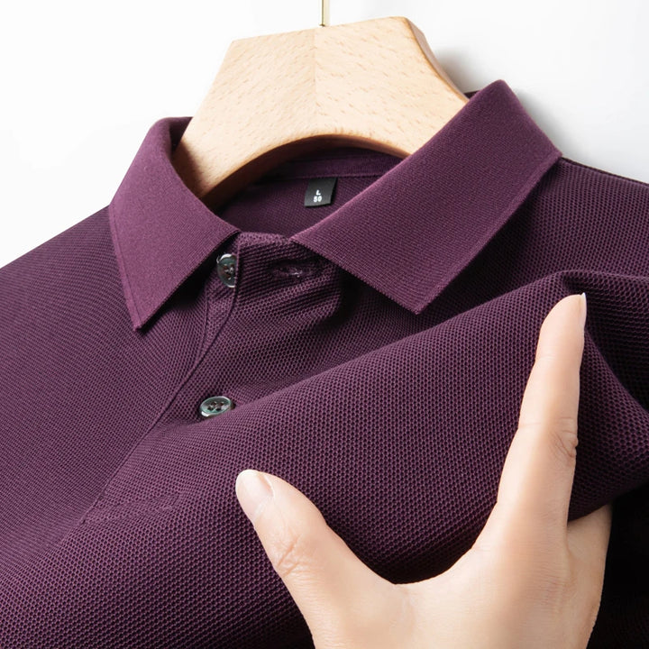 Velair Cotton Polo - Redwood Main