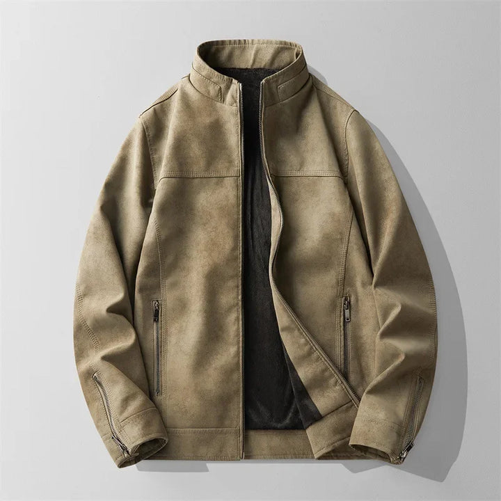 Cruise Leather Jacket - Redwood Main