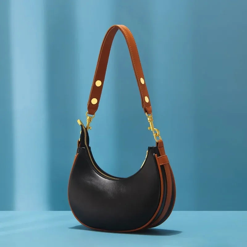 Céleste Leather Bag - Redwood Main