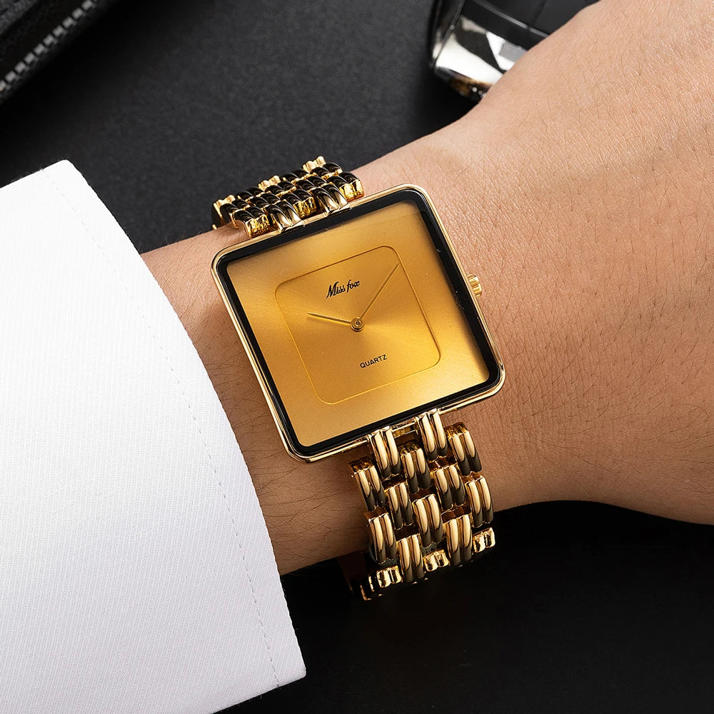 Alvero Square Watch - Redwood Main