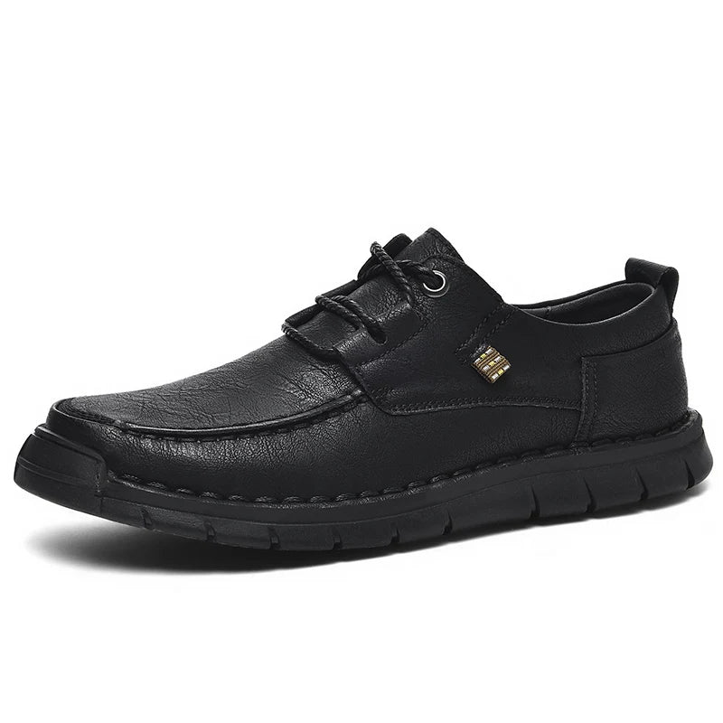 Regent Leather Shoes - Redwood Main