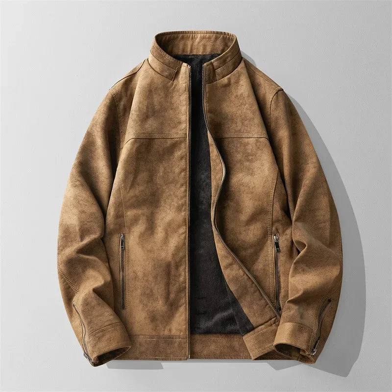 Cruise Leather Jacket - Redwood Main