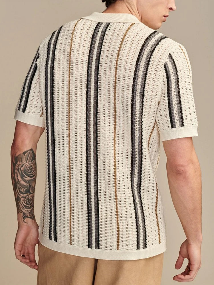 Solaro Knit Polo - Redwood Main