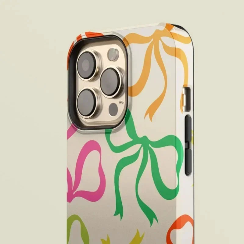 Bow Charm Phone Case - Redwood Main