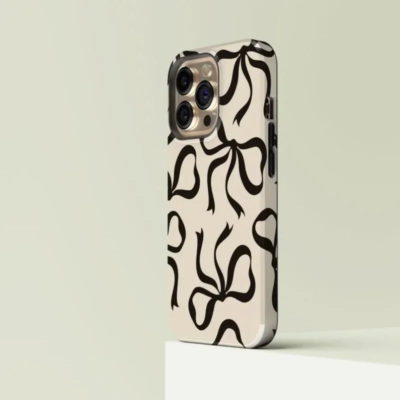 Bow Charm Phone Case - Redwood Main