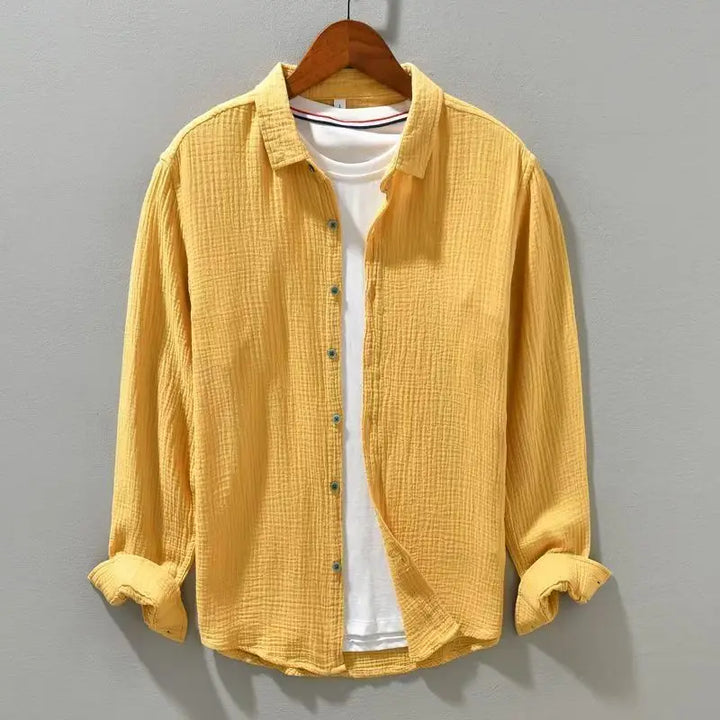 The Selway Cotton Shirt - Redwood Main