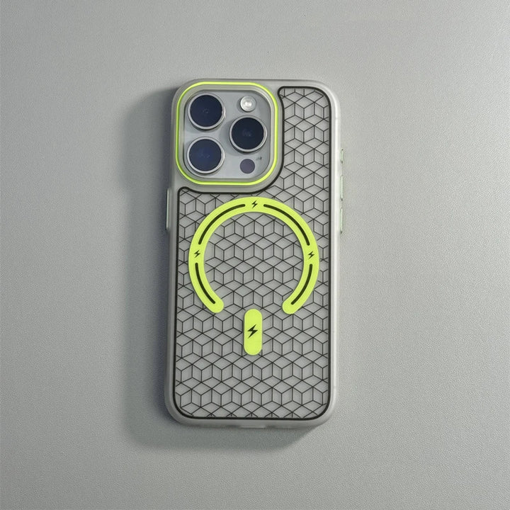 Power Hex Iphone Case - Redwood Main