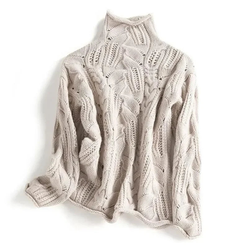 Sophia Cashmere Sweater - Redwood Main