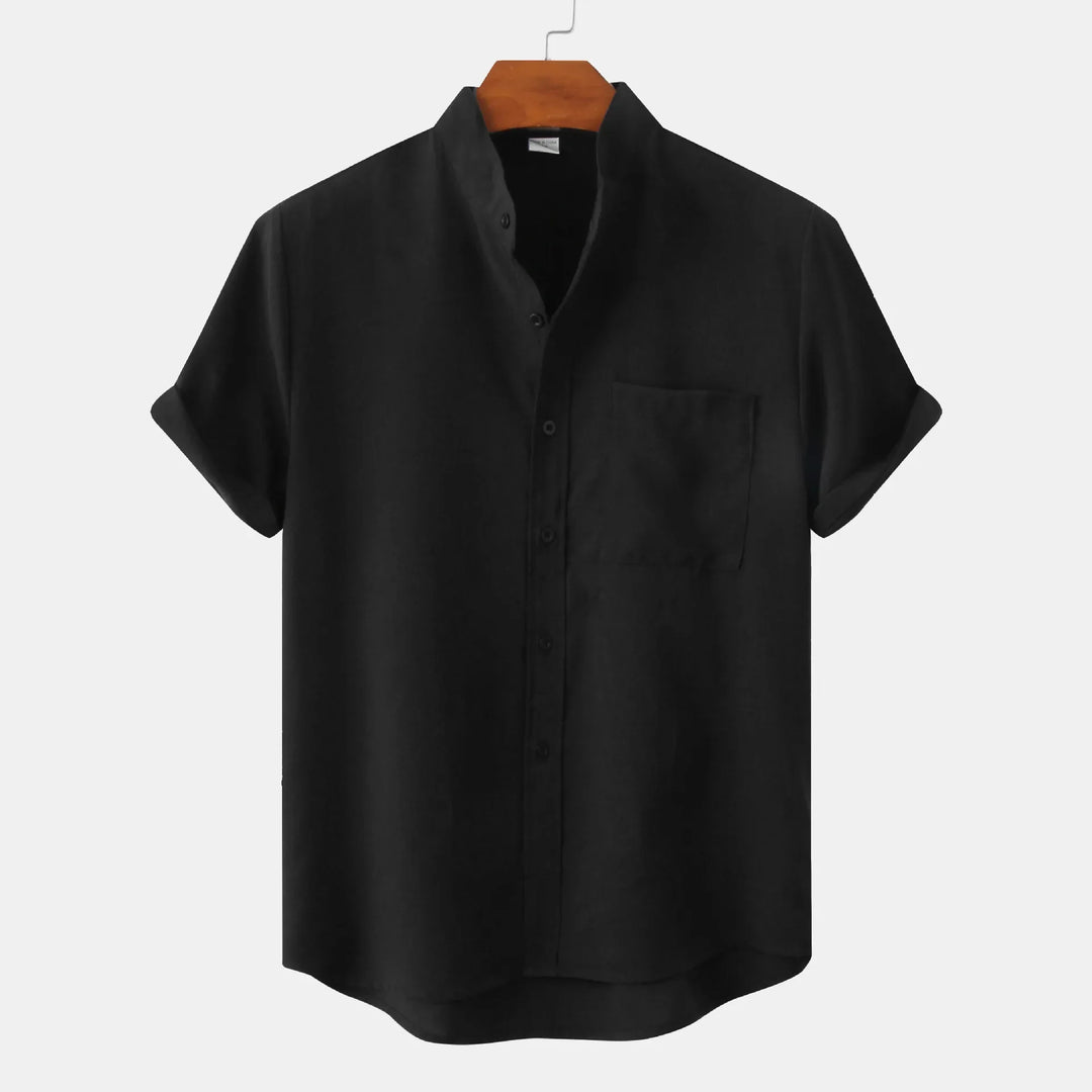 Levante Linen Shirt - Redwood Main
