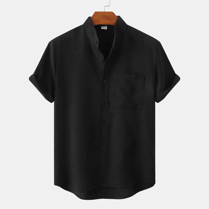 Levante Linen Shirt - Redwood Main