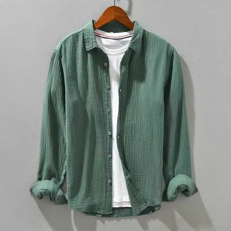 The Selway Cotton Shirt - Redwood Main