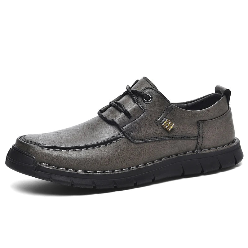 Regent Leather Shoes - Redwood Main