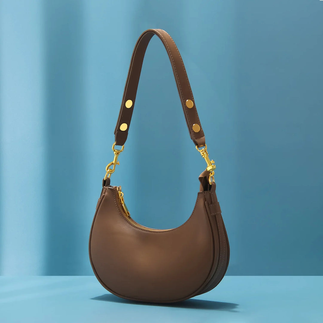 Céleste Leather Bag - Redwood Main