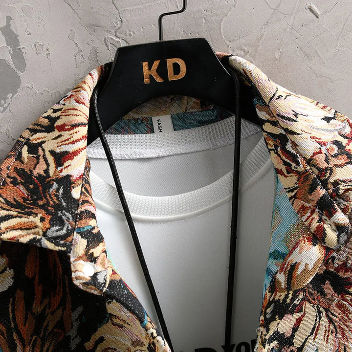 Majestic Floral Shirt - Redwood Main