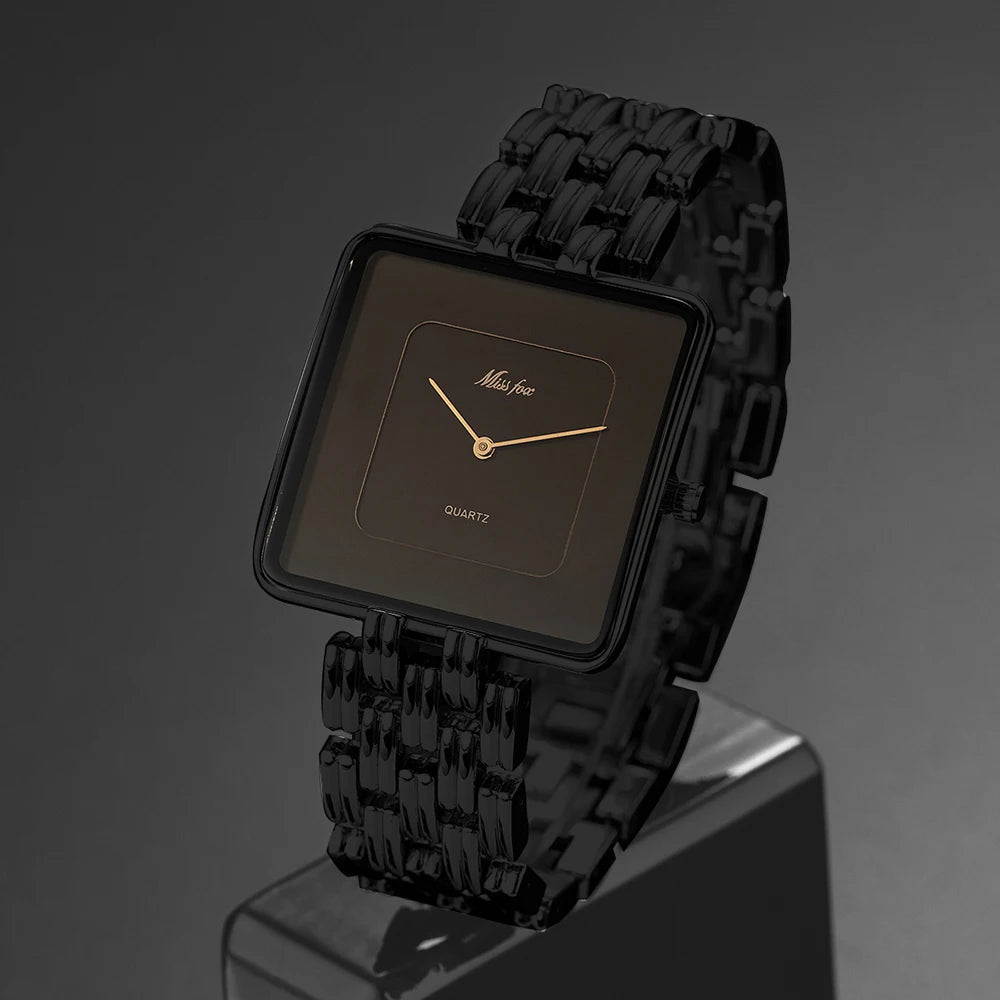 Alvero Square Watch - Redwood Main