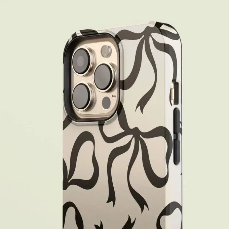 Bow Charm Phone Case - Redwood Main
